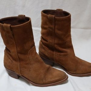 Steve Madden suede Cowgirl boots